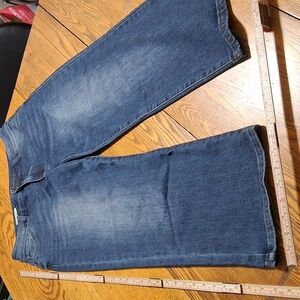 KUT FROM THE KLOTH Jeans Womens 10P BLUE WIDE LEGS Denim LUCY Preowned HIGH RISE